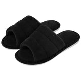 Slippers Comwarm Fuzzy Warm Slippers For Women Indoor Cotton Slides Female Non-Slips Flip Flops Comfort Casual Home Shoes Flat Slippers