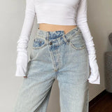 Womens Jeans Mom Baggay High Waist Straight Pants Women White Black Fashion Casual Loose Undefined Trousers 201223 Drop Delivery Appar Otihu