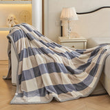 1pc Cozy Checkered Pattern Plush Blanket - Soft, Warm, and Comfortable for Bedroom, Sofa, and Outdoor Use - Perfect for Autumn and Winter Seasons