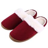 Bebealy Winter Warm Fluffy Women Slippers Indoor Soft Fuzzy House Slippers With Rubber Shoes Outdoor Antidkid Plush Women Shoes 240830