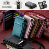 Womens RFID-Blocking Crossbody Phone Bag - Stylish Shoulder Purse with Secure Card Slots & Adjustable Strap