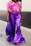 namcoverse Floral Print Rocking Ruffles Design T-Shirt