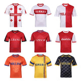 Top 24 of the European Cup Soccer Jersey Italy France Germany Spain Football Shirts Short Sleeve for Men Quick drying 240716