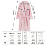 1pc Autumn And Winter Bathrobe, Soft And Skin-friendly Long Sleeve Bathrobe, Thickened Nightgown With Pocket, Warm Long Robe For Home, Bathroom Supplies