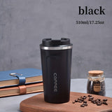 17.2oz Stainless Steel Vacuum Insulated Travel Mug - Double Wall, Reusable Tumbler for Coffee, Tea & Soda - Keeps Drinks Hot or Cold All Day