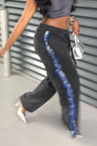 namcoverse Hit Color Side Tassel Cozy Drawstring Pants