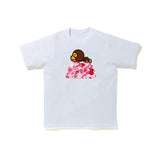 Women's and men's T-shirts Baggy Fat Edition 100% cotton summer camo breathable multi-functional high street trend T-shirt bathing ape