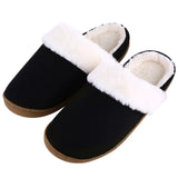 Bebealy Winter Warm Fluffy Women Slippers Indoor Soft Fuzzy House Slippers With Rubber Shoes Outdoor Antidkid Plush Women Shoes 240830