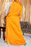 namcoverse Vertical Striped Shirt Collar Laid Back Button Maxi Dress