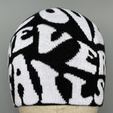 1pc Y2K Knitted Jacquard Letter LOVE Hip-hop Hat For Outdoor Sports To Keep Warm