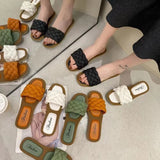 Summer New Flat Sandals Fashionable and Versatile Sandals Slippers for Women free shipping