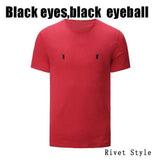 EYES Men's T-shirts Summer Short Sleeves Fashion Printed Tops Casual Outdoor Mens Tees Crew Neck Clothes 21SS 7 Colors M-3XL