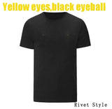 EYES Men's T-shirts Summer Short Sleeves Fashion Printed Tops Casual Outdoor Mens Tees Crew Neck Clothes 21SS 7 Colors M-3XL