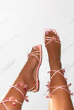 namcoverse 3D Butterfly Decor Girly Strappy Sandals