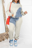 namcoverse Denim Patchwork Sporty Pant Suit