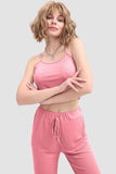 namcoverse Crop Cami Knit Top & Drawstring Waist Pants