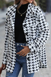 namcoverse Houndstooth Long Sleeve Plush Jacket