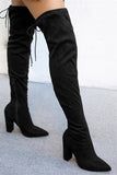 namcoverse Solid Color Classic Boot Cuffs With Zipper