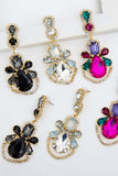 namcoverse Rhinestone Hollow Drop Earrings