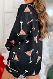 namcoverse Christmas Satin Printed Loungewear