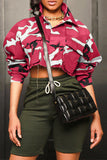 namcoverse Camouflage Cozy Cropped Jacket