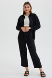 namcoverse Long Sleeve Solid Color Shirt Long Pants Set