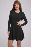 namcoverse Waisted Backless Pullover Dress