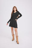 namcoverse Waisted Backless Pullover Dress