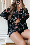 namcoverse Christmas Satin Printed Loungewear