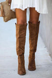 namcoverse Solid Color Classic Suede Boots