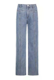 namcoverse Five-Pointed Star Contrast Mid-rise Jeans