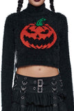 namcoverse Pumpkin Half Turtleneck Long Sleeve Sweater