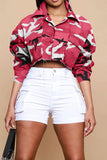 namcoverse Camouflage Cozy Cropped Jacket