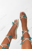 namcoverse 3D Butterfly Decor Girly Strappy Sandals