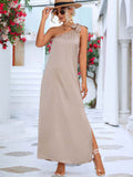 Namcoverse Elegant One Shoulder Party Maxi Dress