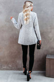 namcoverse Heather Grey Pocketed Coat