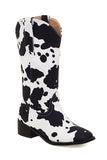 namcoverse Cow Print Urban Block Boots