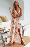 Namcoverse Bohemian Fashion Casual Sleeveless Floral Strapless Maxi Dress