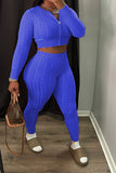 namcoverse Solid Color Hooded Sporty Twist Knit Pant Suit