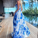 Namcoverse Elegant Party Sexy Off Shoulder Sleeveless Casual Fashion Boho Maxi Dress