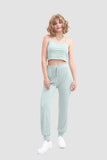 namcoverse Crop Cami Knit Top & Drawstring Waist Pants