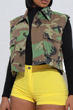 namcoverse Camouflage Cozy Patch Pocket Camisole