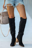 namcoverse Solid Color Classic Suede Boots