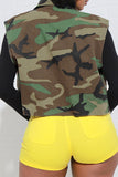 namcoverse Camouflage Cozy Patch Pocket Camisole