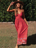 Namcoverse Sexy Bohemian Elegant Floral Fashion Casual Party Maxi Dress