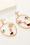 namcoverse Abstract Face Earrings