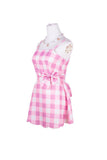 namcoverse Barbie Pink Plaid Mini Dress