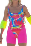 namcoverse Barbie Printed Bodysuit Shorts Suits