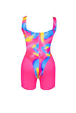 namcoverse Barbie Printed Bodysuit Shorts Suits