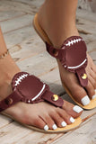 namcoverse Baseball Flip-Flop Flat Sandals